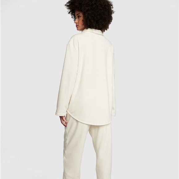 PINK Polar Fleece Jogger Creamer Pajama Set size XXL NWT - Picture 2 of 16